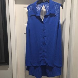 City Chic Royal Blue Blouse